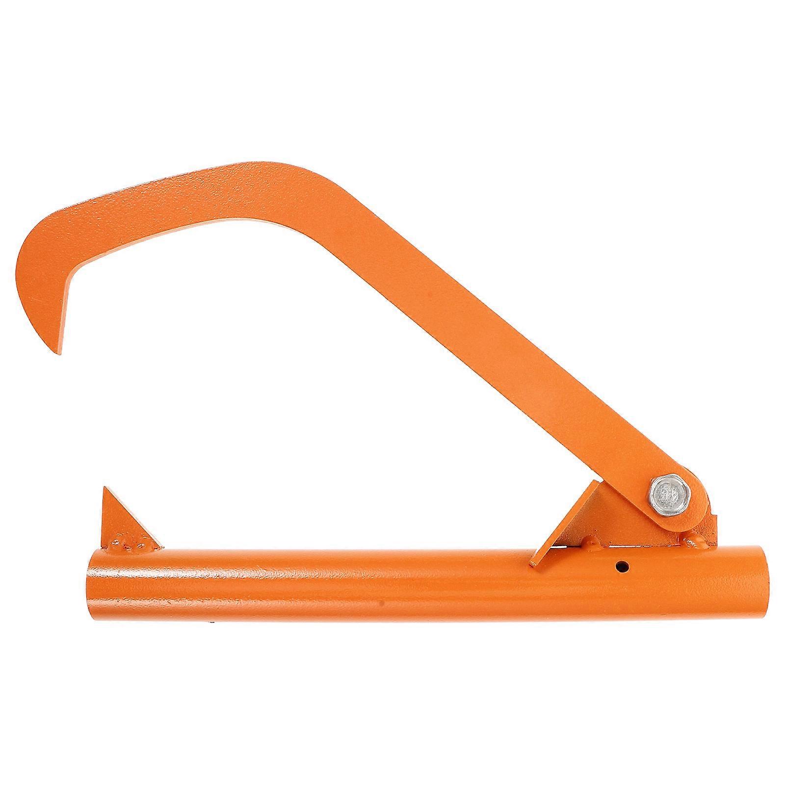 Red Heavy Duty Metal Log Roller Tool for Timber with Sharp Tooth and Ergonomic Design 70100 Characters