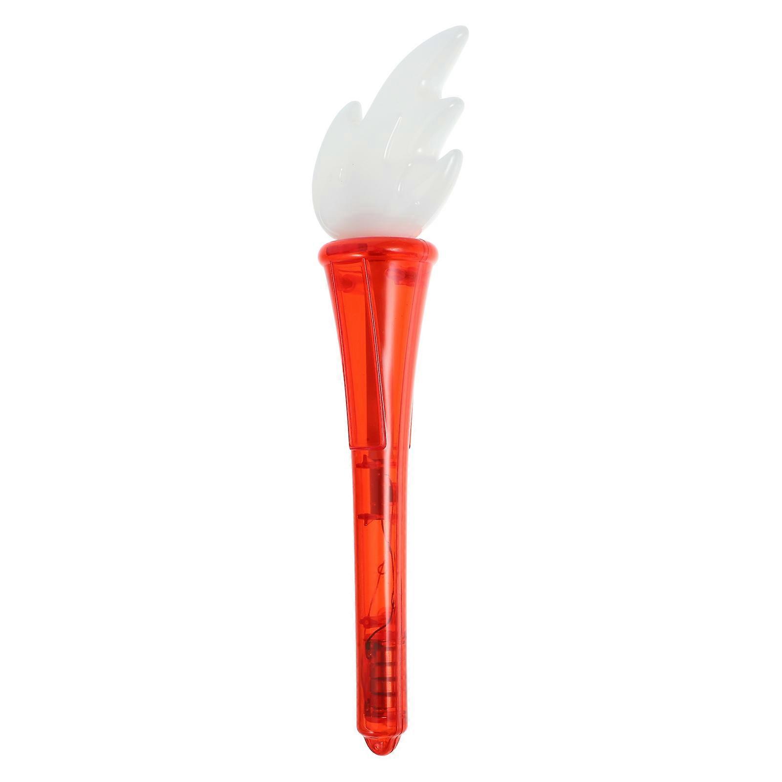 Red Battery Operated Glowing Simulation Torch Toy for Party