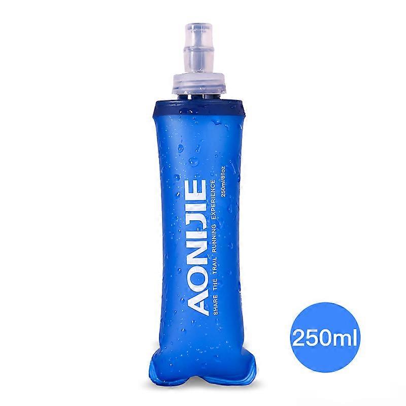 AONIJIE 250ml 500ml Soft Flask Folding Collapsible Water Bottle TPU BPA-Free For Running Hydration Pack Waist Bag Vest SD09 SD10