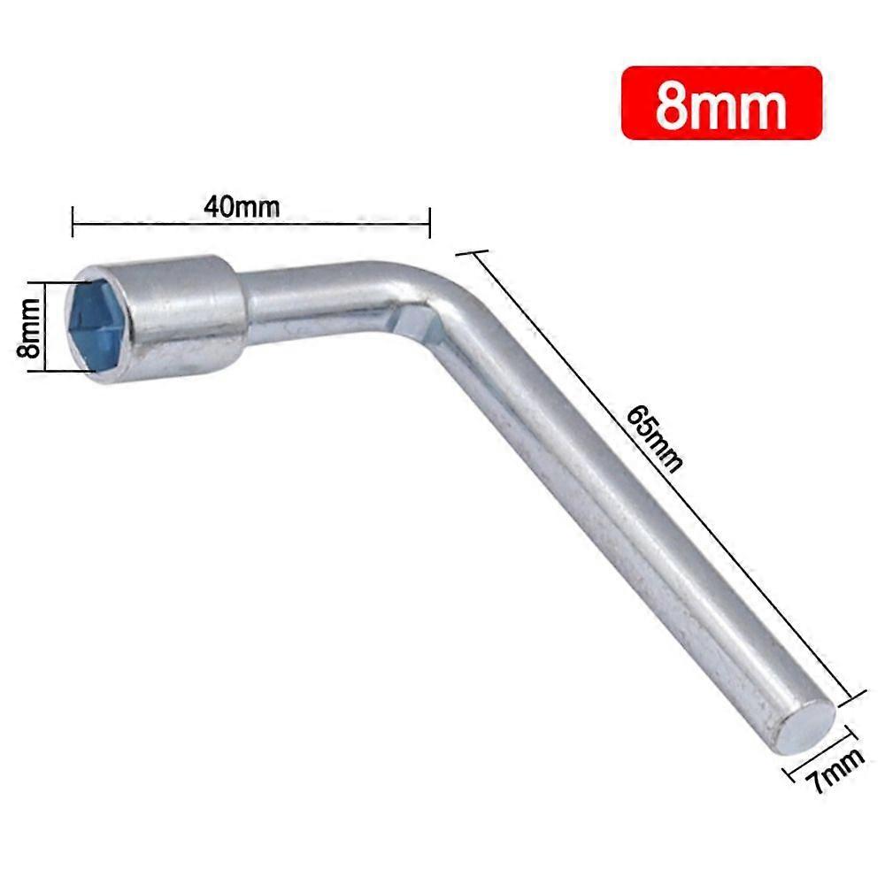 Cl�� �� douille en forme de L en acier, outils de r��paration manuels multi-triangulaires, cl�� hexagonale, outil d'entretien de manchon, cl�� he