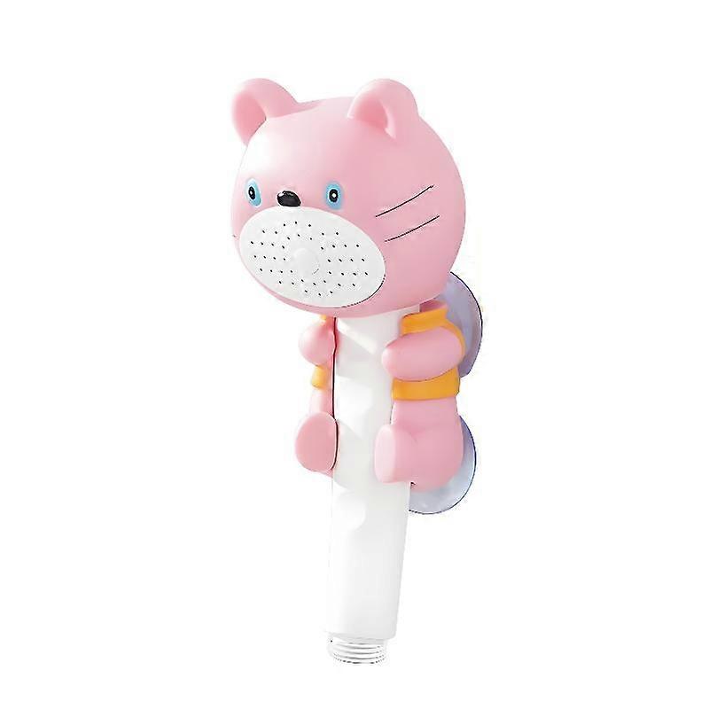 Pommeau de douche mignon pour enfant avec support à ventouse, douchette de bain pour bébé, accessoires de salle de bain