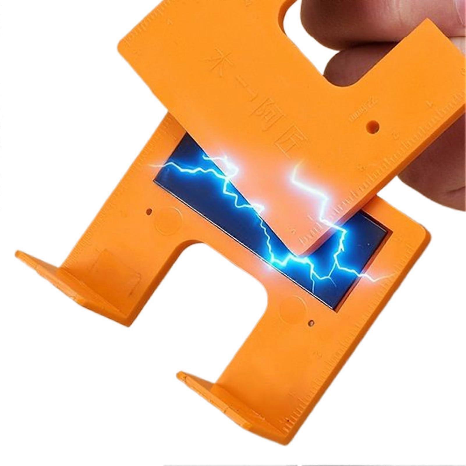 Magnetic Door Hinge Jig with Precision Groove Alignment for Accurate Cabinet Installation