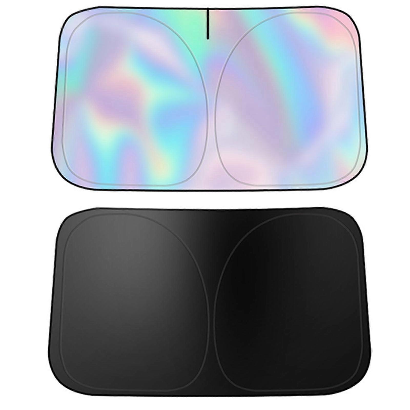 Front Windshield Sunshade for Tesla Model Y 20202023 UV Blocking Heat Insulation Foldable Design