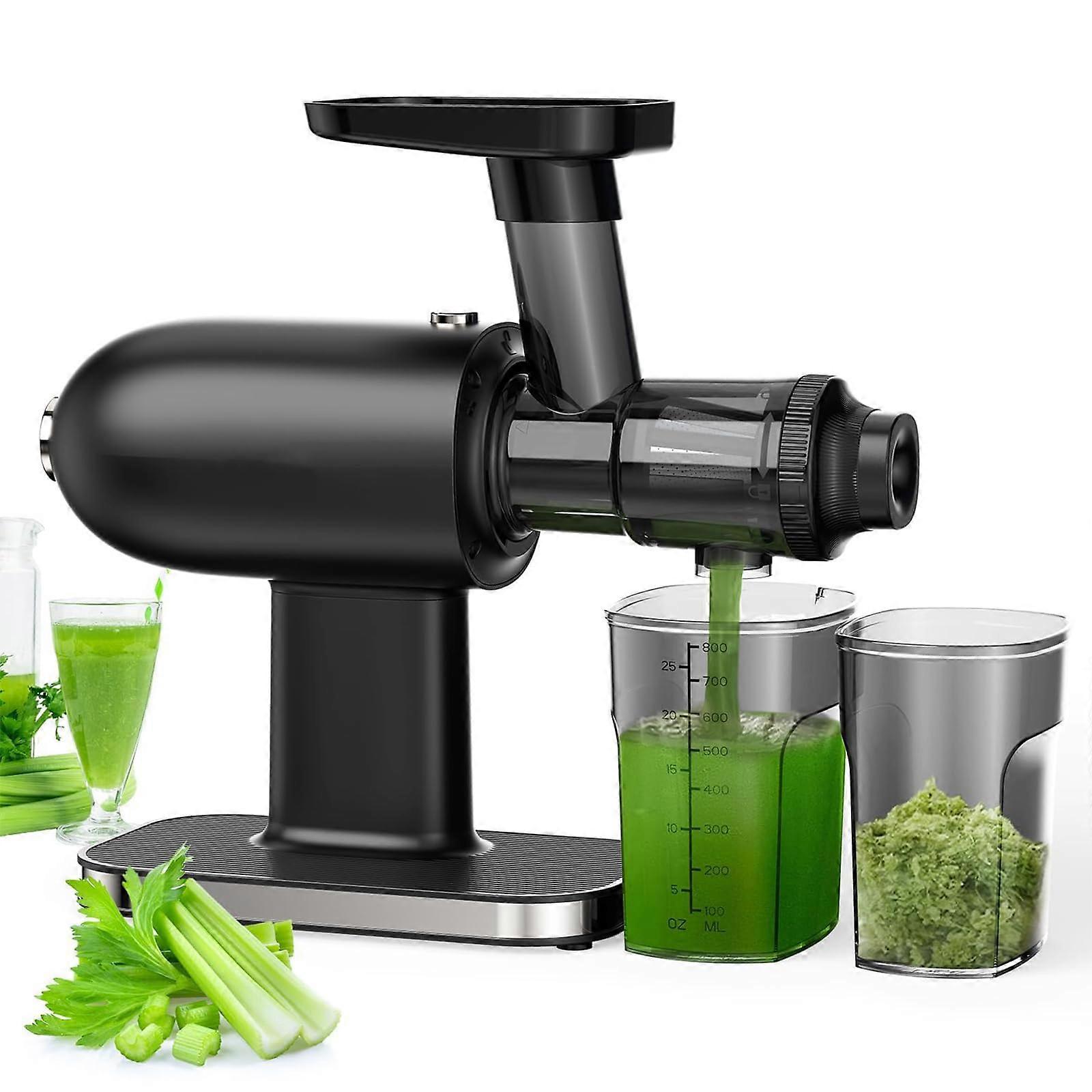 Slow Masticating Cold Press Juicer with Reverse Function for Fruits Vegetables Celery Wheatgrass