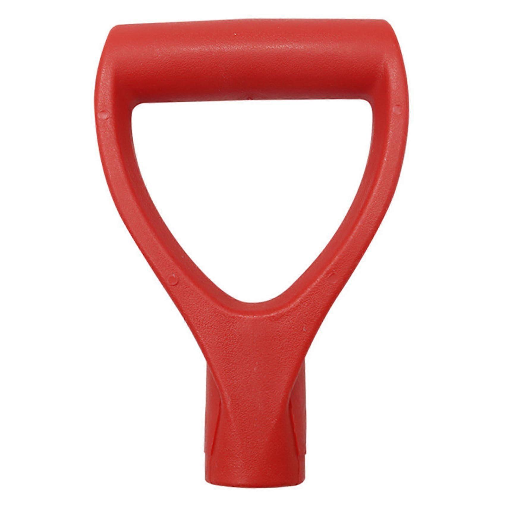 HeavyDuty Red DGrip Shovel Handle Replacement for Gardening, Digging and Farming Tools