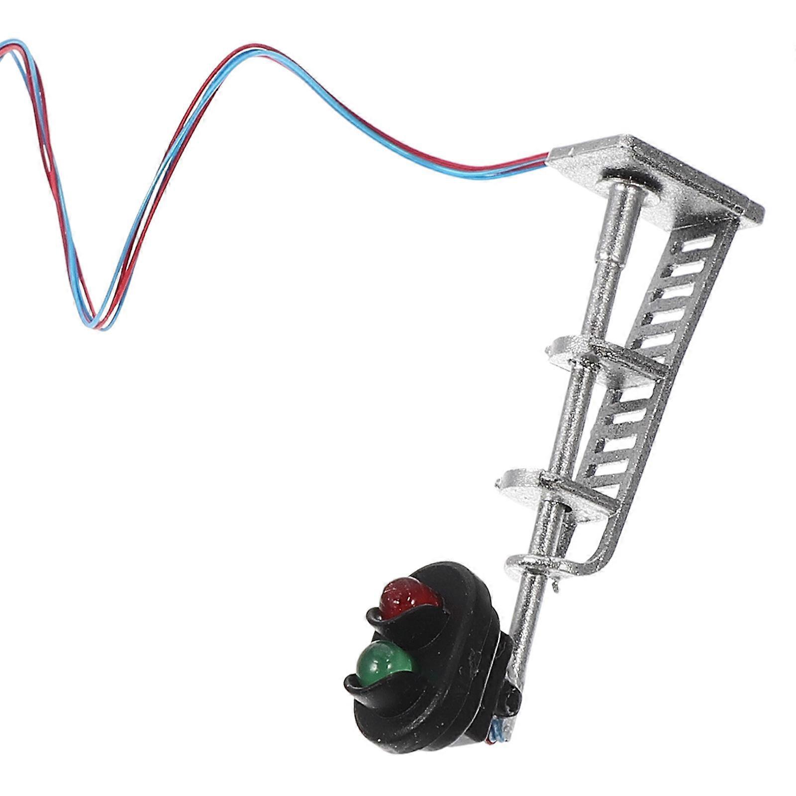 Miniature Traffic Light Model Scene Decoration For Architecture Layout 2.3X4Cm 1Pack
