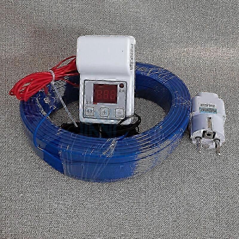 25-26 Heating Wire+Temperature Controller Set Greenhouse Warm Underfloor Heating Air line Soil Warming Heating Cable Nursery