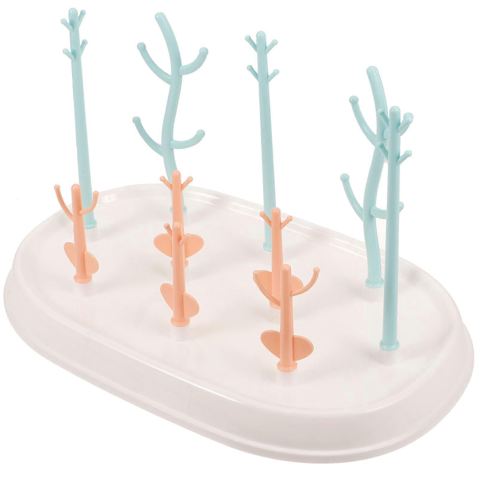 Baby Bottle Drying Rack Holder for Storage Use with Assorted Color Design