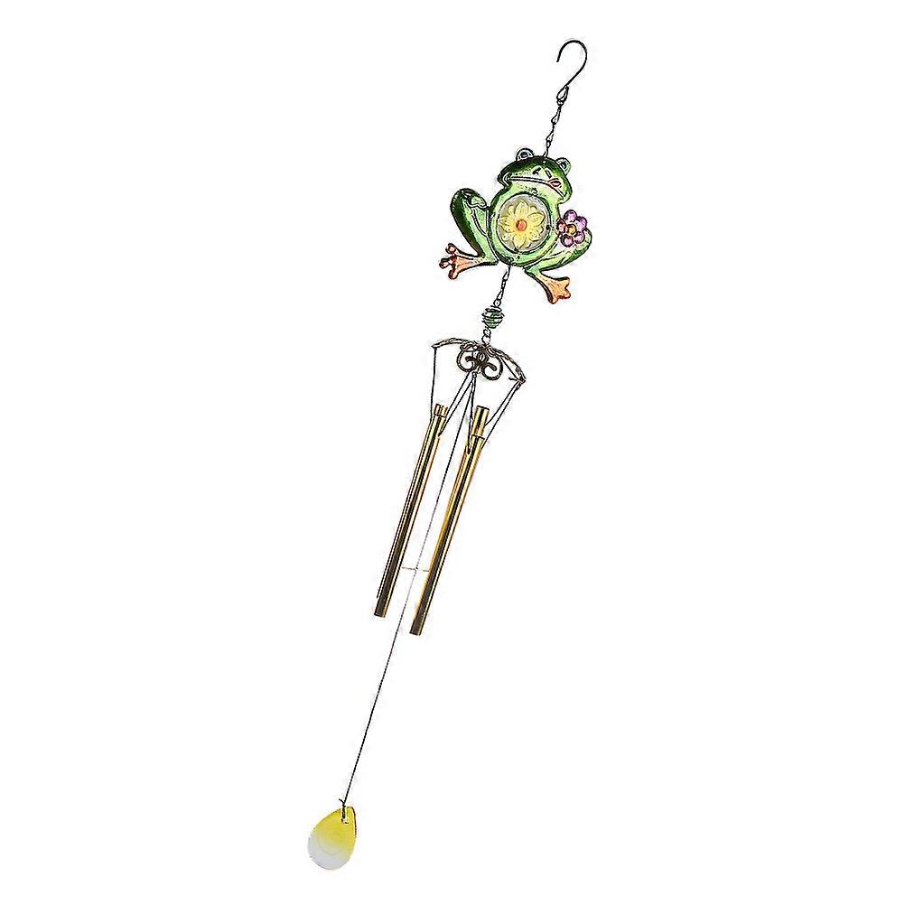 Courtyard Wind Chime Frog Shape Outdoor Decor 13x78cm 1Set