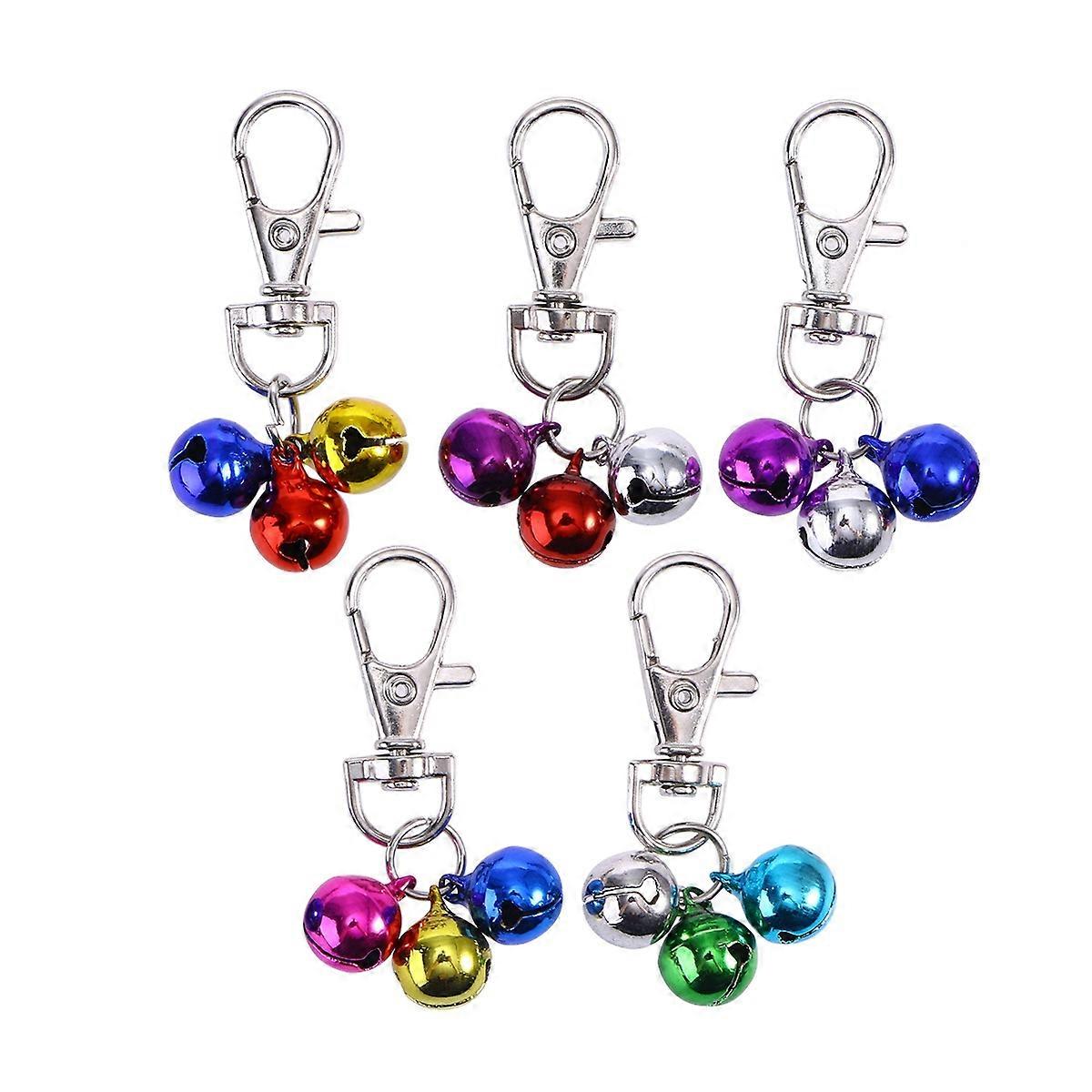 Dog Collar Bell for Pet Use with 10Pcs Mini Assorted Color Bells