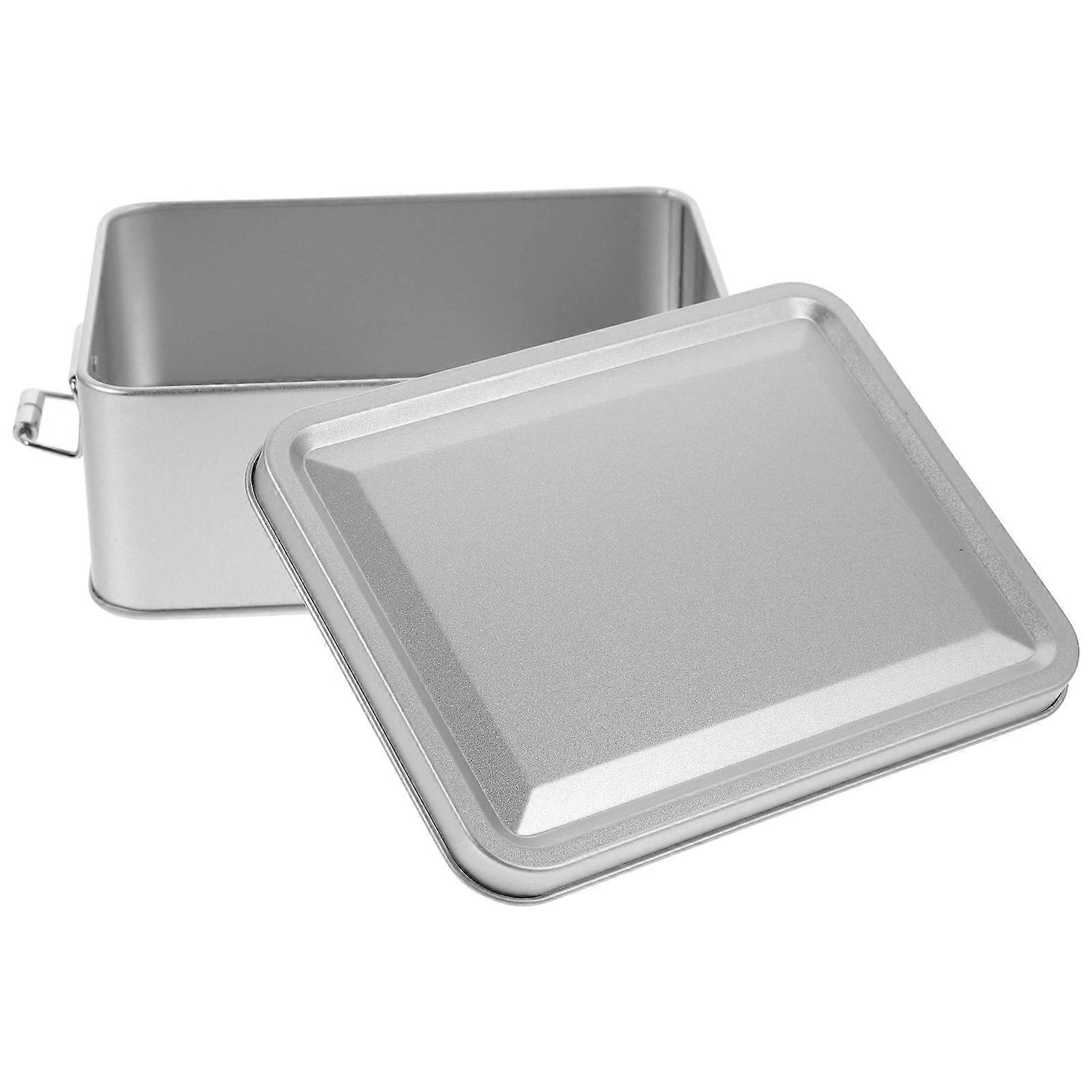 3Pcs Tinplate Candy Box for Storage Silver Multi-Purpose Snack Boxes