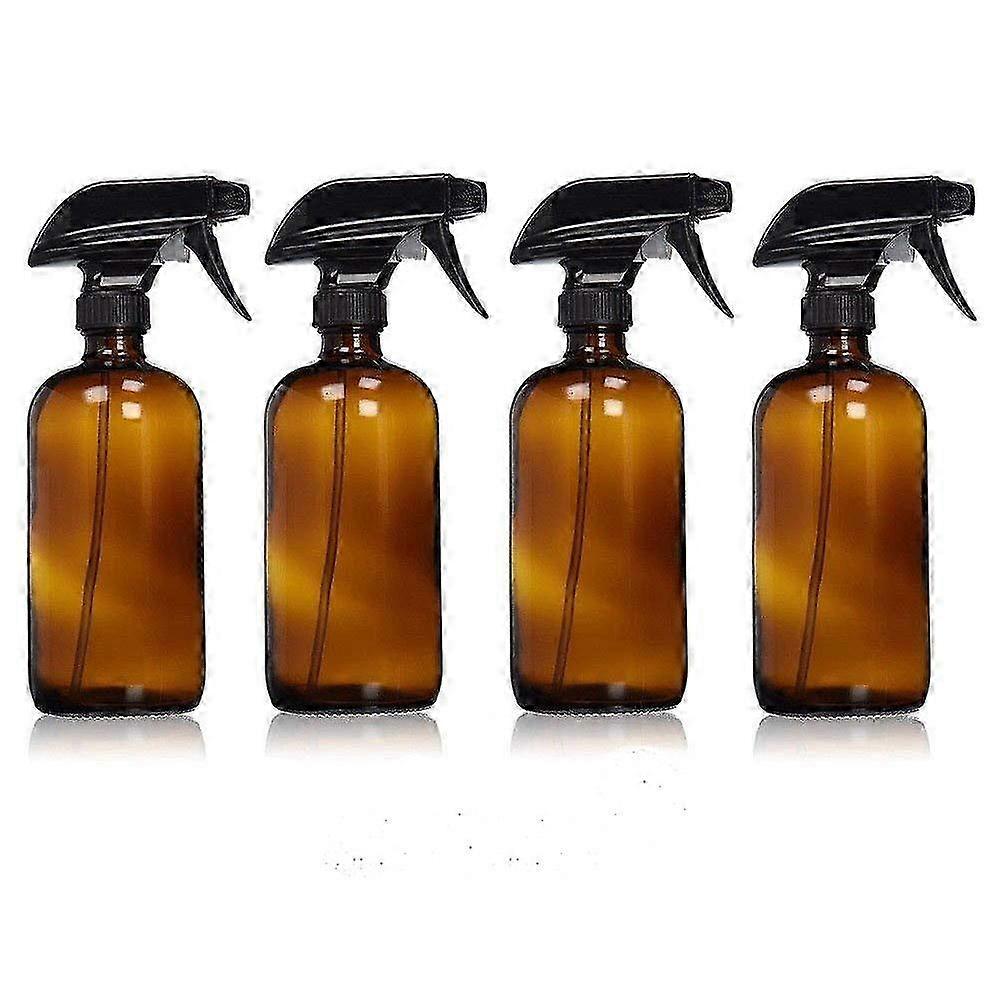 2026 4 pieces empty spray bottle glass bottle with adjustable spray head, reusable atomizer effect