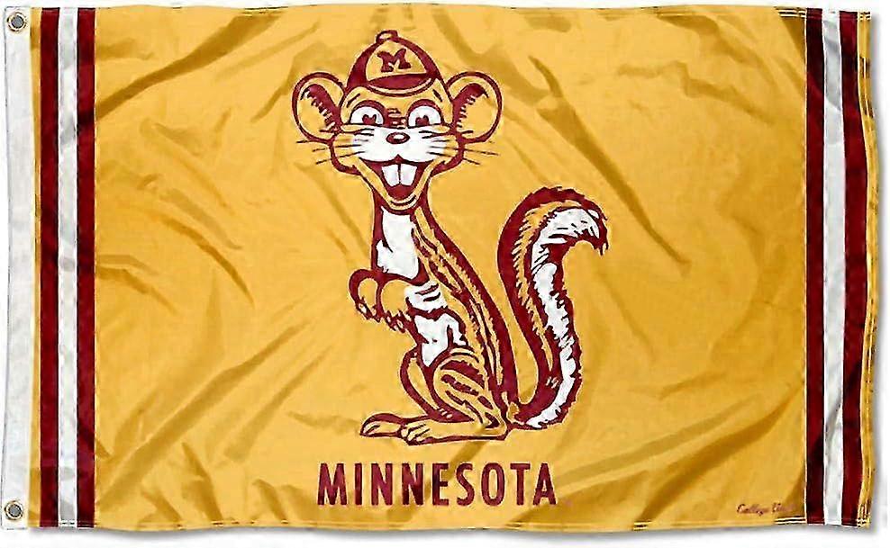 Minnesota Gophers Vintage Retro Throwback Flag Uu 0530