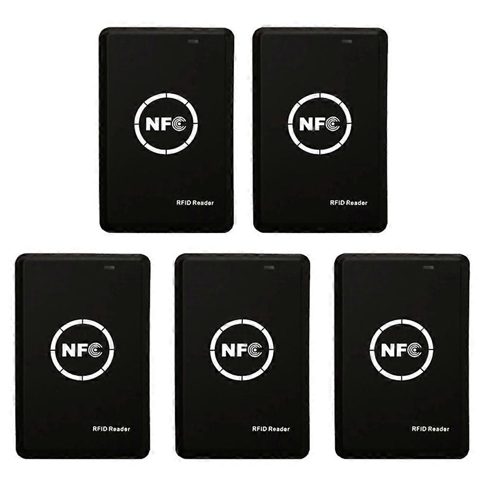 5PCS NFC Smart Card Reader IC RFID Card Reader RFID Copier Duplicator 13.56MHz & 125KHz Encrypted Programmer