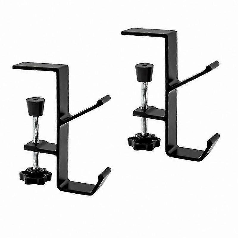 Bag and backpack hanger clamp on desk 2 units