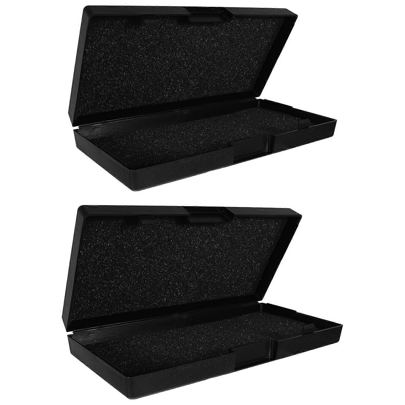 2pcs Micrometer Case  Compact Micrometer Storage Box For Machinists And Technicians - Outside Accessory Container Organizer
