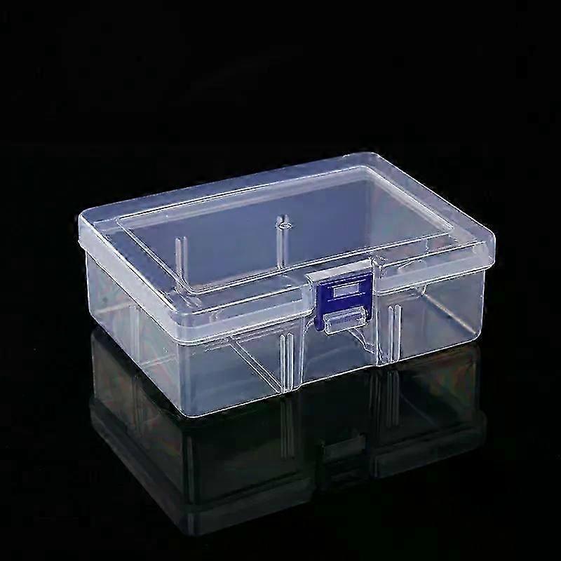 Transparent plastic box, rectangular box, screwdriver bits/blades, dustproof and waterproof packaging and storage box