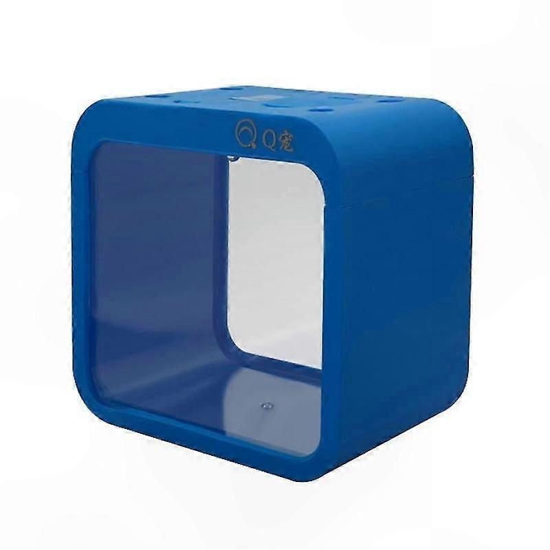 aquarium essentials reusable fish tank with feeding window