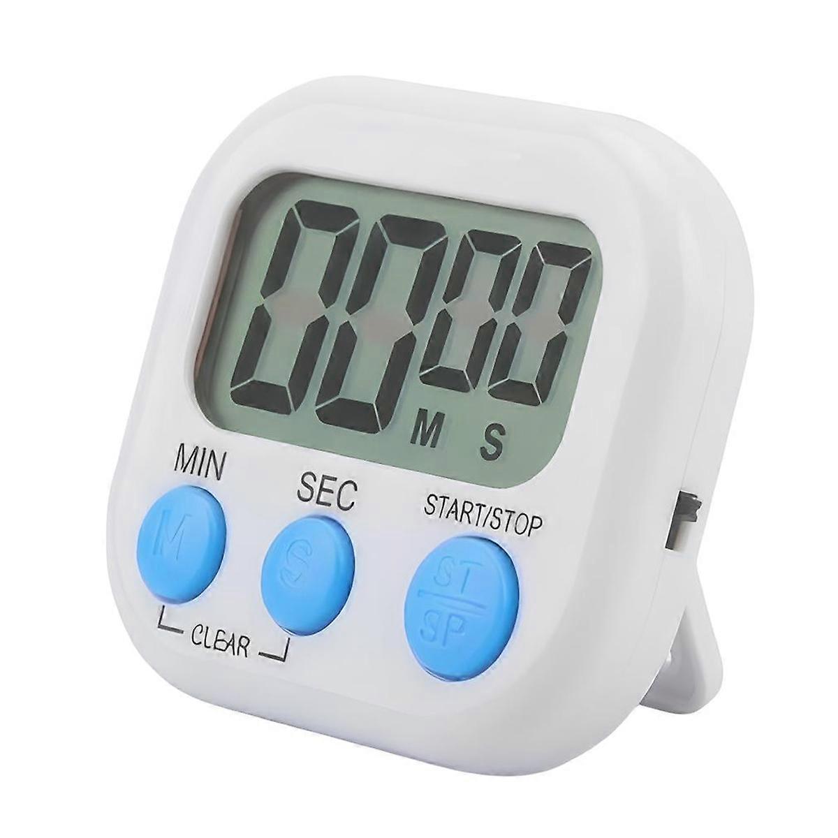 100-Minute Electronic Magnetic Timer with Digital Display, White