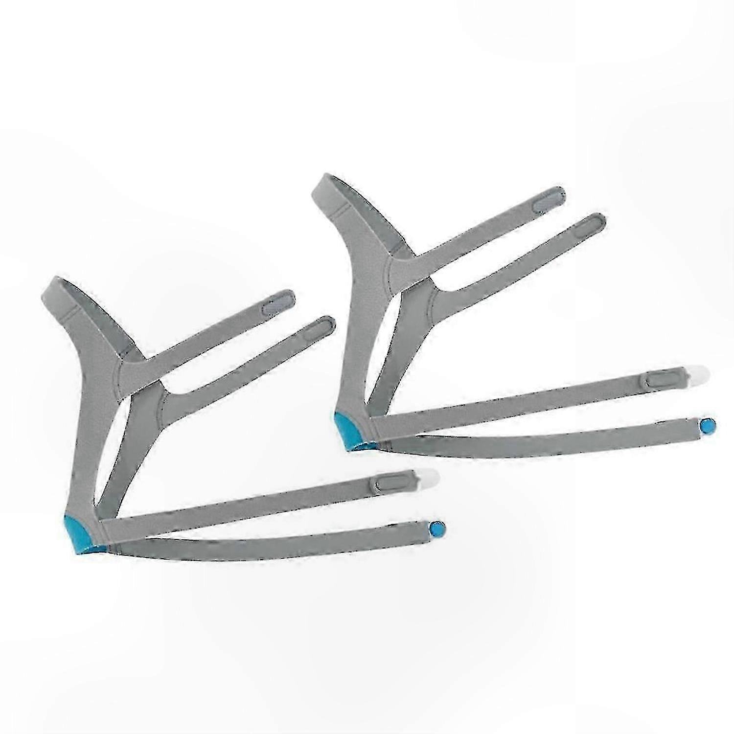 2-Pack Replacement Headgear Strap with Clips for AirFit F40-Compatible Devices