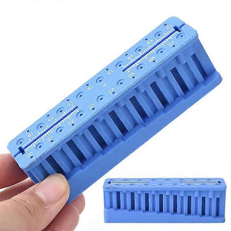 Autoclavable Endodontic Measuring Block Large with Clear Scale for Precise Root Canal Length Gauge