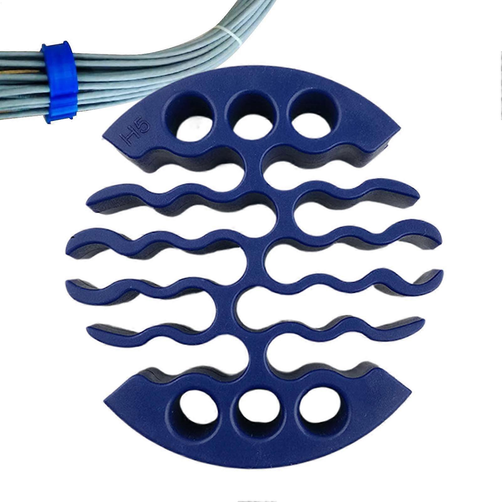 Network Cable Organizer with Dual Opening Design, Cat6 Cat5 Management Tool for Smooth Routing