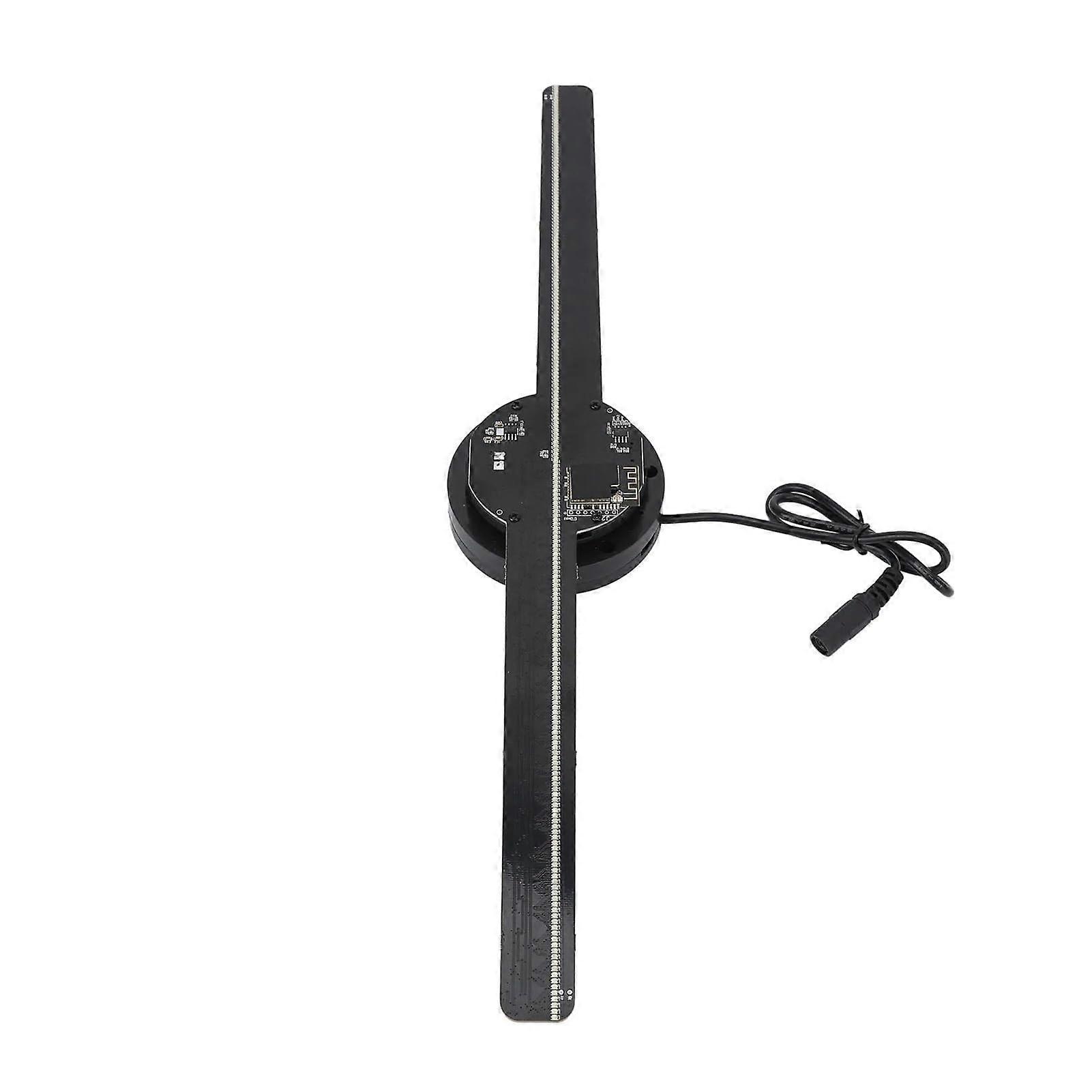 3D Hologram Fan with Bright LED Imaging, Resolution Vivid Visuals for Signage Display