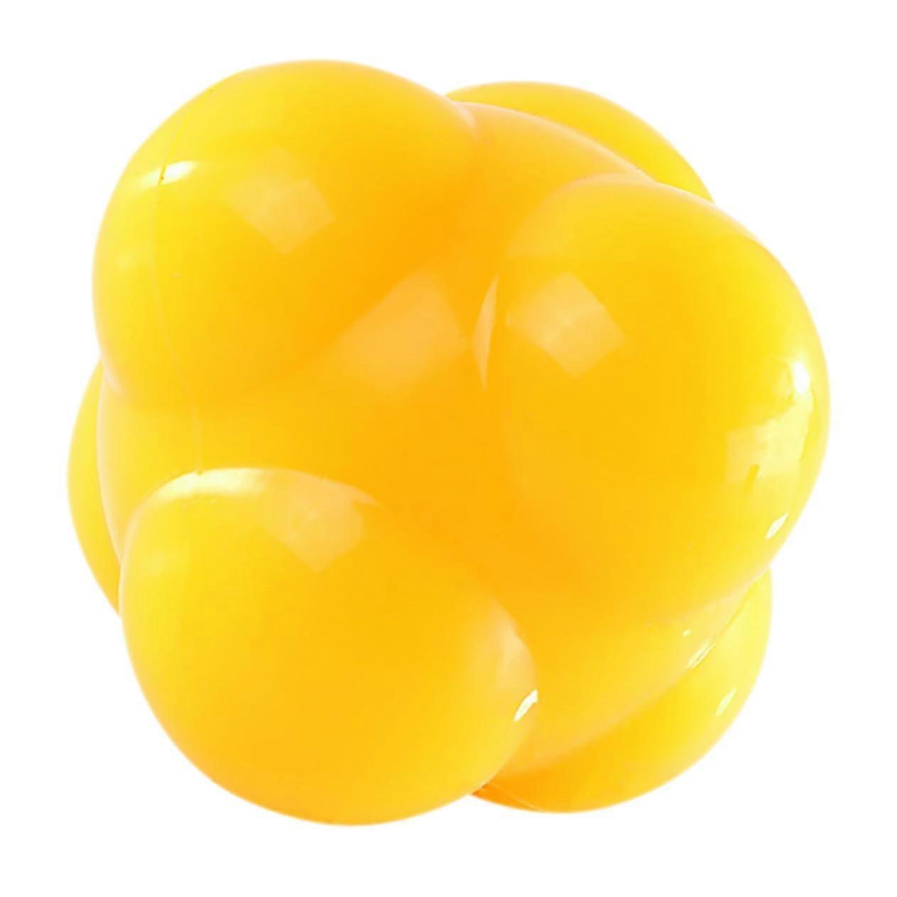 Hexagonal Silicone Reaction Training Ball for Agility, Reflex Speed and HandEye Coordination