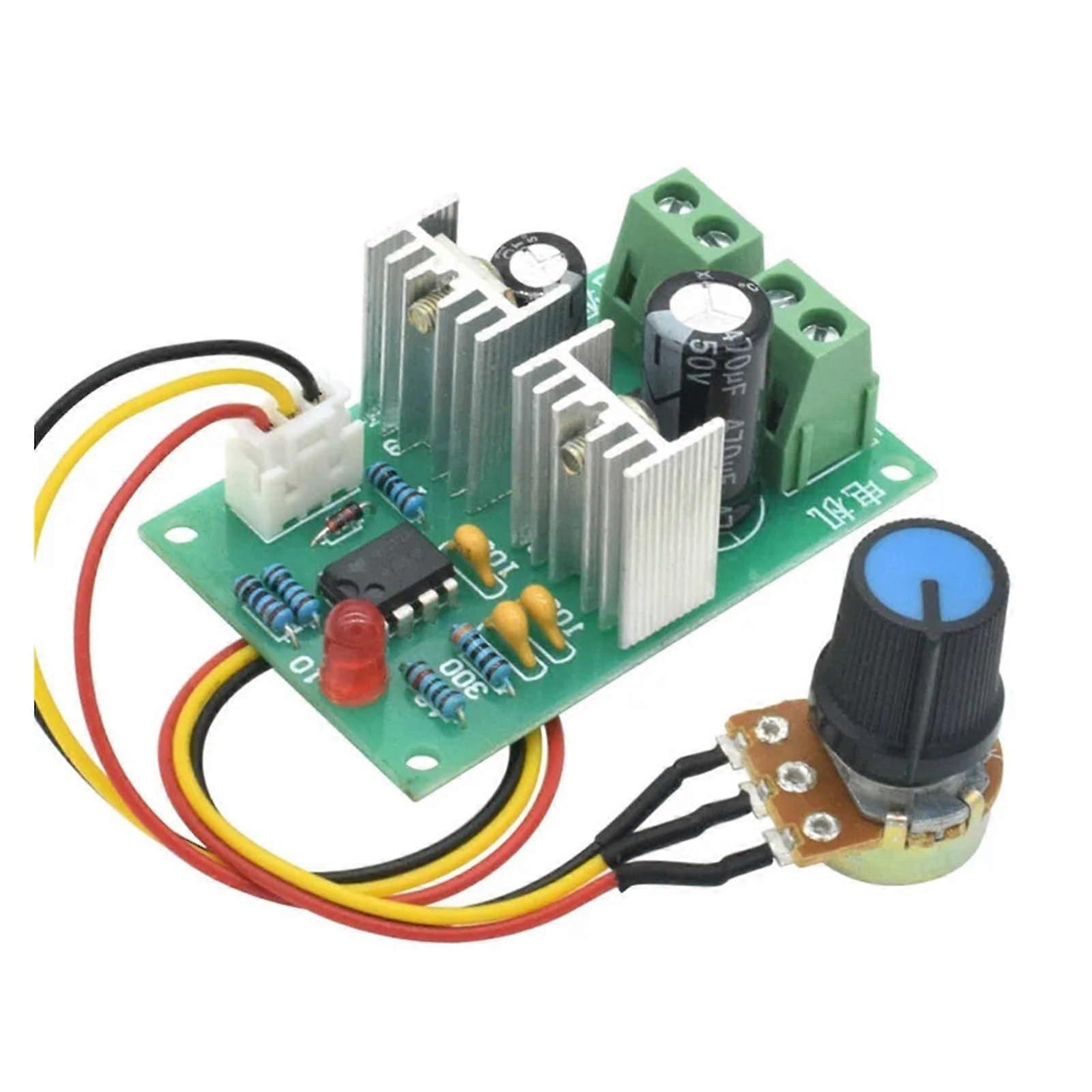DC Motor Speed Controller Adjustable PWM Driver 1236V 3A 100W Wide Voltage Range