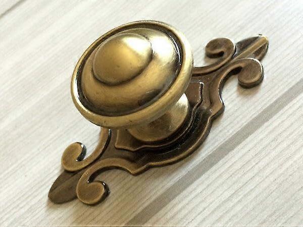 Brushed Bronze Cabinet Knob and Drawer Pull Handle with Warm Finish for Versatile Interior Use