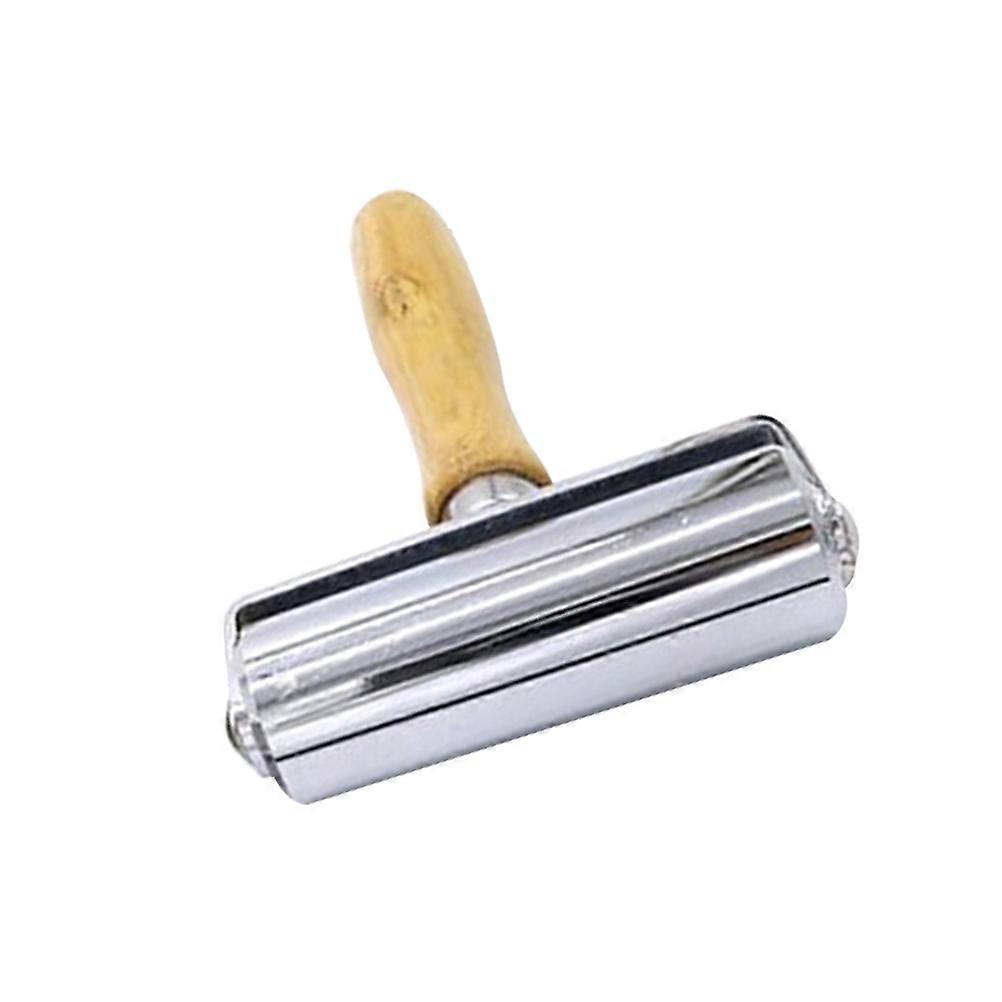 Seam Roller Press Steel Roller for Leatherworking Bonding Smoothing Edges 1Pack