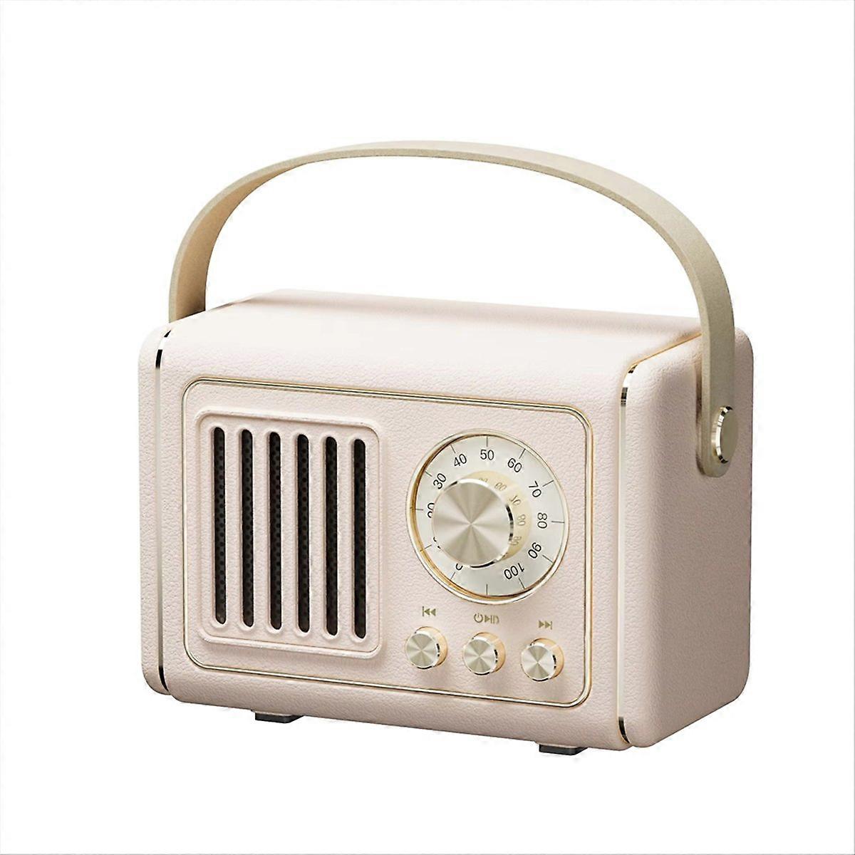 Boxă Bluetooth mini retro - portabilă, wireless, bas puternic
