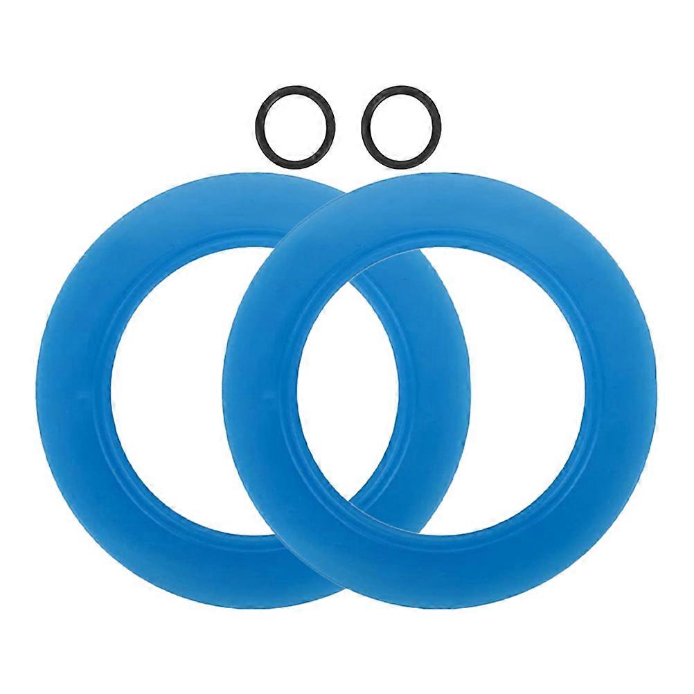 Flush Valve Seal Replacement for Toilet Tank 2Sets Rubber Ring Kit