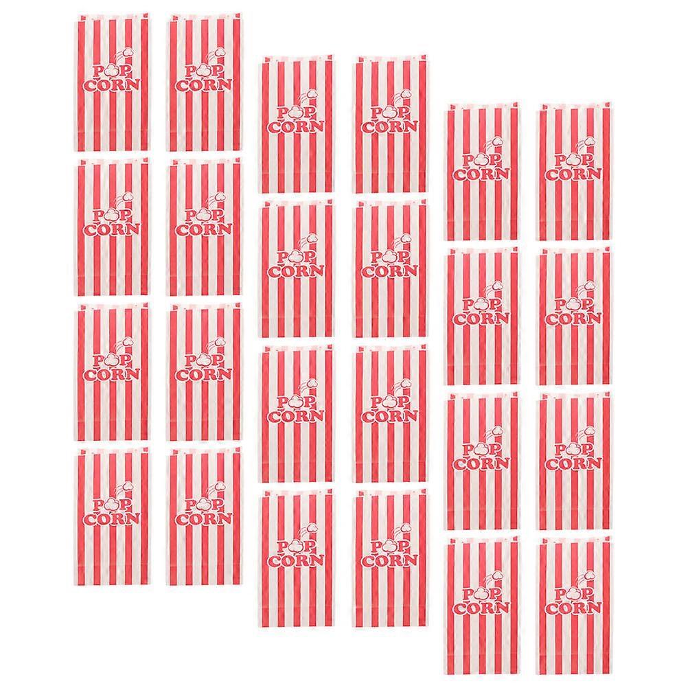 Popcorn Bag 25Pcs Snack Holder Assorted Color For Food Packaging