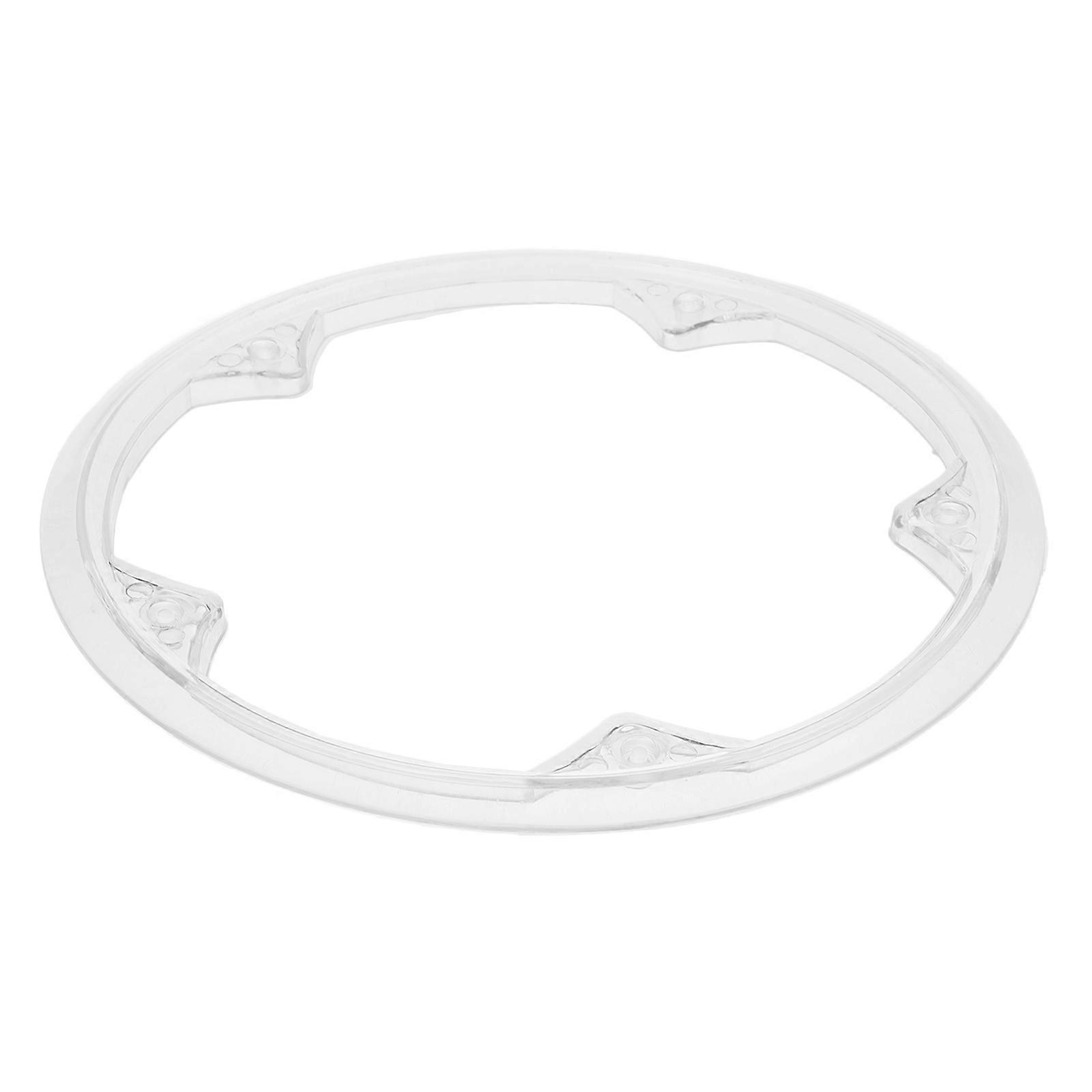 Bike Chainring Interface Guard Plastic Protector for Replace Transparent Design