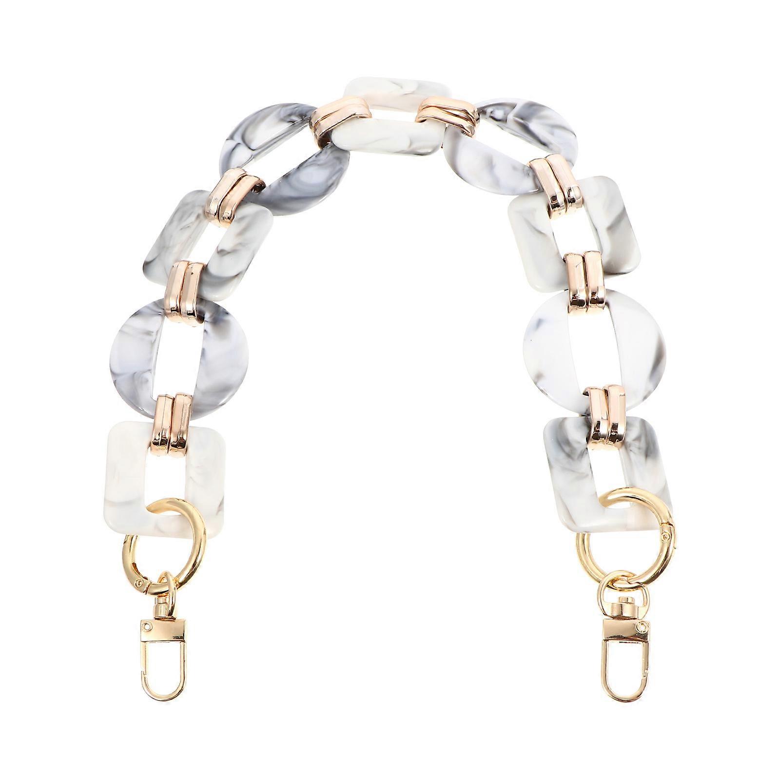 Retro Resin Bag Chain for Handbag Replacement Accessory