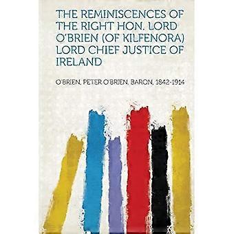 Minner fra den høyt ærede Lord O'Brien, Irlands høyesterettsjustitiarius