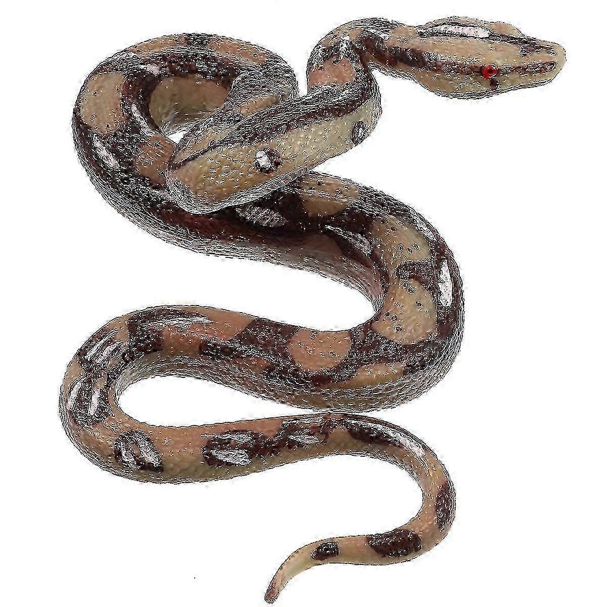 Prank using realistic rattlesnakes, lifelike snake models