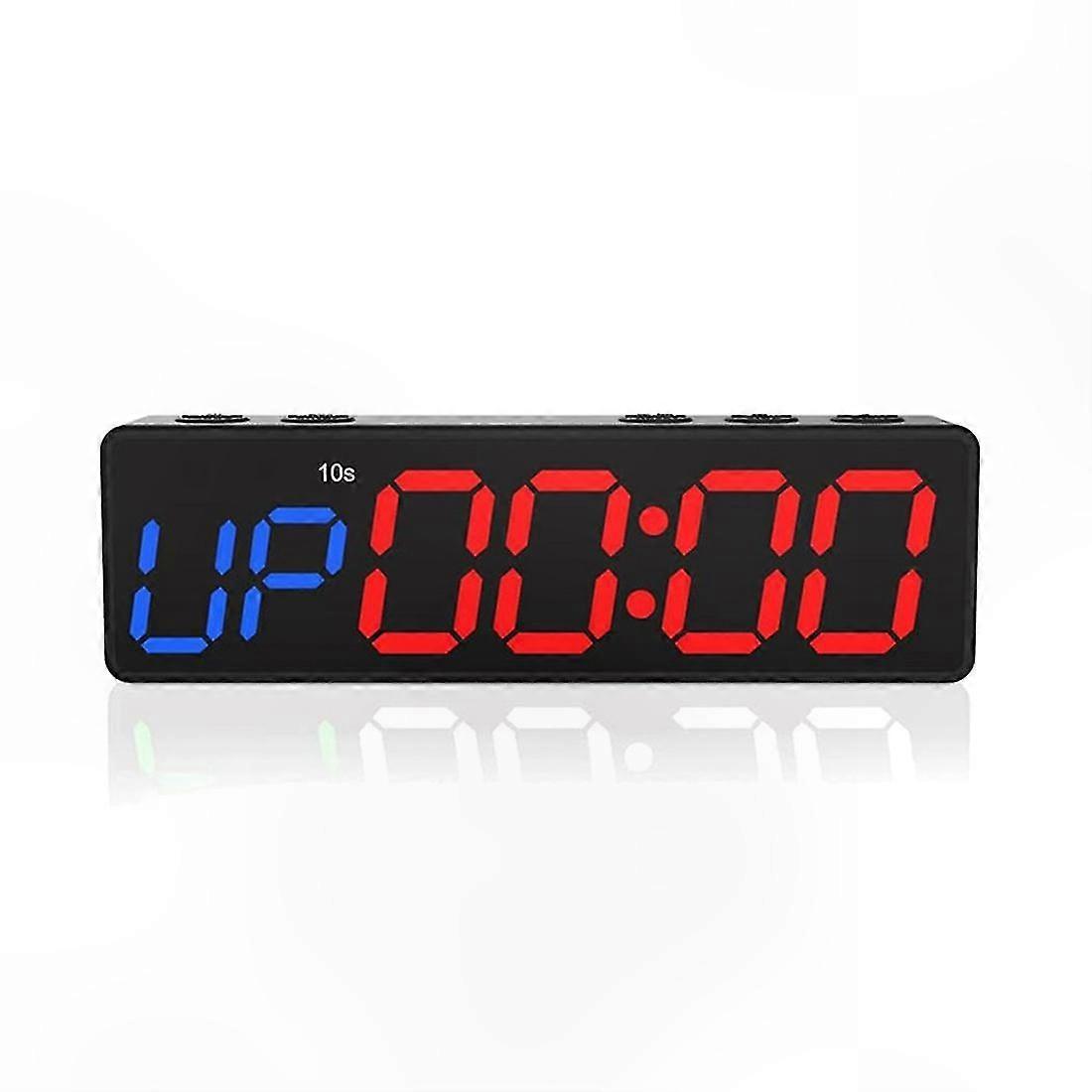 Portable Mini Gym Timer with Built-in Magnet, Programmable Countdown Workout Clock