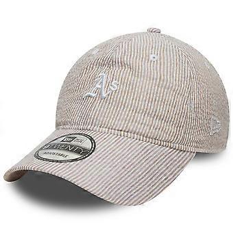 New Era 9Twenty Casual Cap SEERSUCKER Oakland Athletics