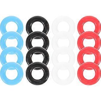 Silicone Glasses Ear Hooks Anti-Skid Retainers for Glasses Use 8Pairs Assorted