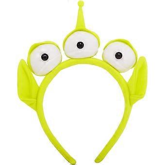 Tiara de Alienígena para Adultos, Tiara de Alienígena com Três Olhos, Brinquedo de Pelúcia, Acessório para Festas, Meninas e Crianças (1 unidade)