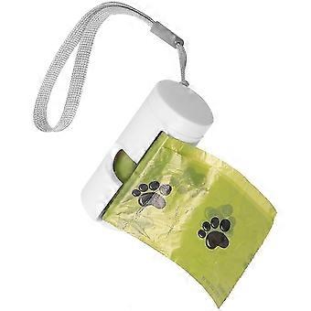 Hundekotbeutelhalter für den mobilen Einsatz, 1 Set, robuster weißer ABS-Spender