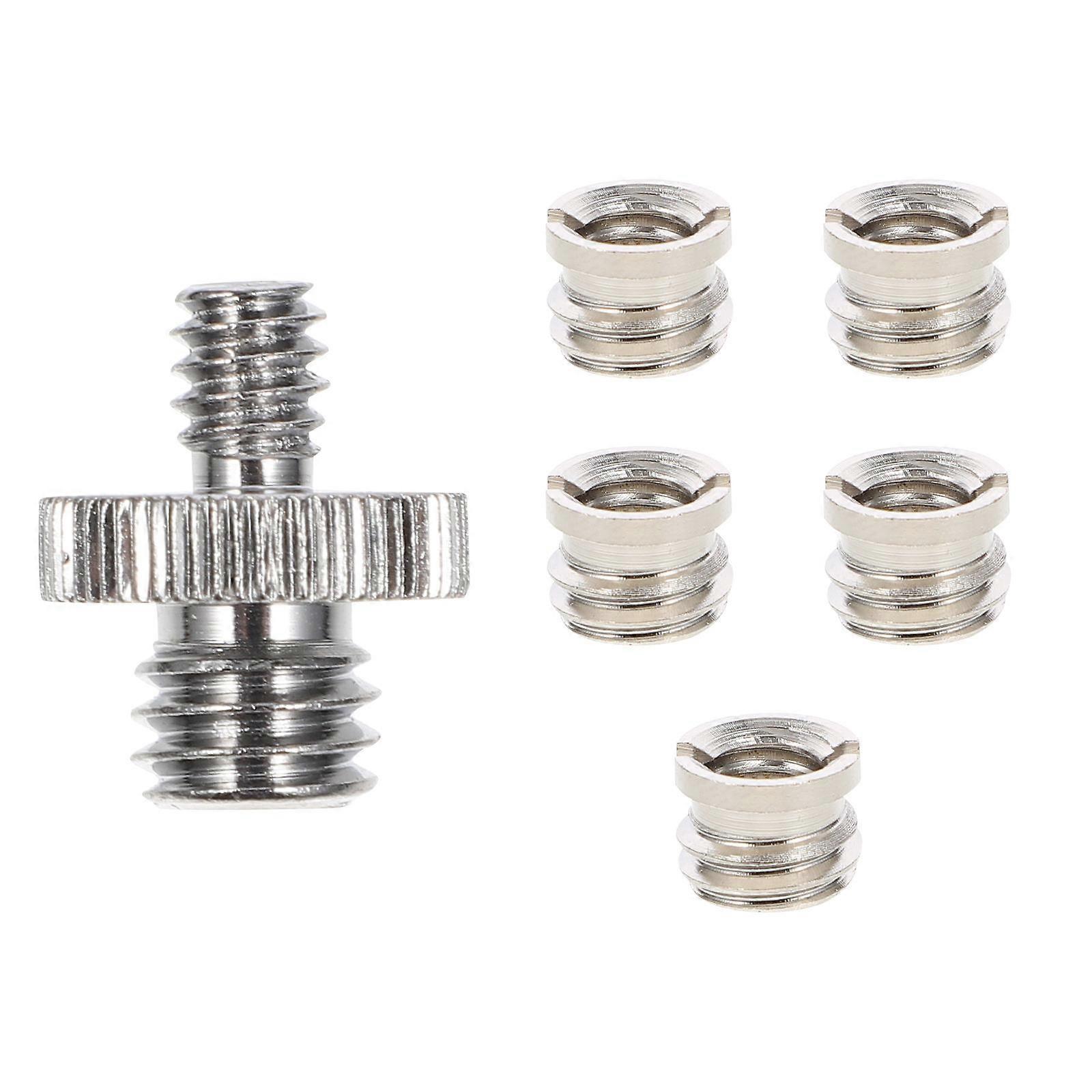 1/4" to 3/8" Camera Tripod Thread Adapter Convert Nut Screw Adapter(5PCS)
