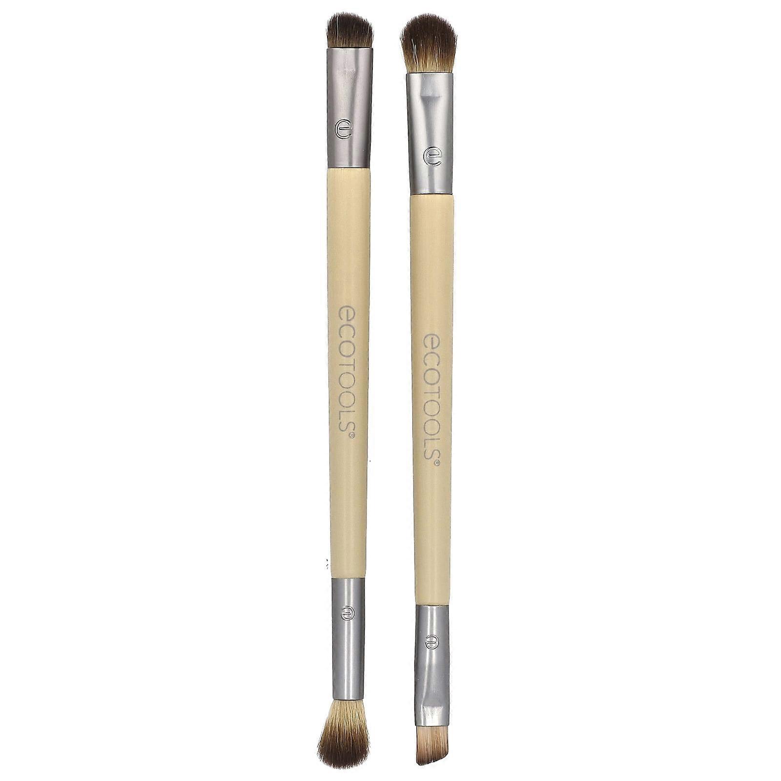 EcoTools, Enhancing Eye Brush Set, 2 Piece Set, 4-Pack