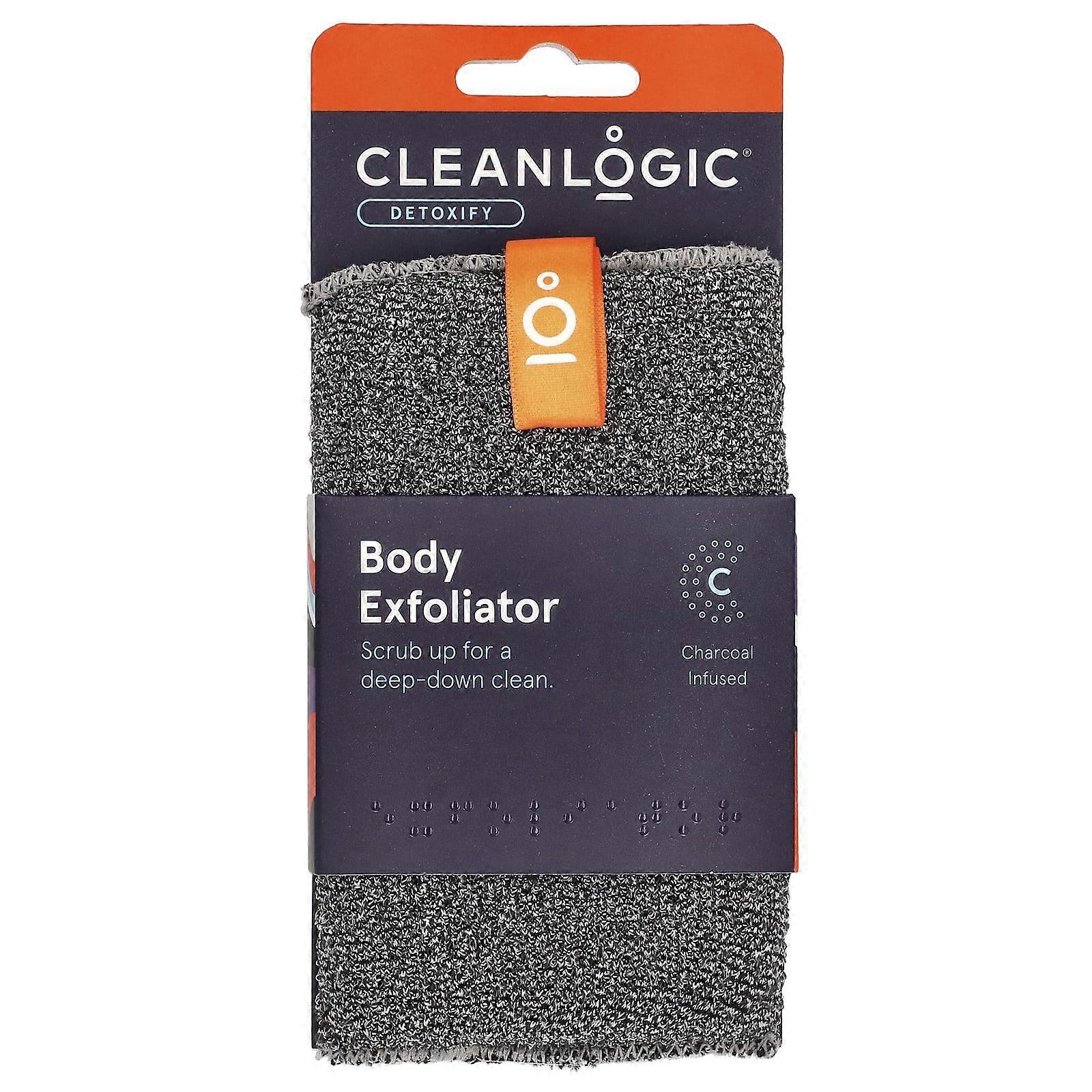 Cleanlogic, Detoxify, Body Exfoliator, 1 Count, 2-Pack