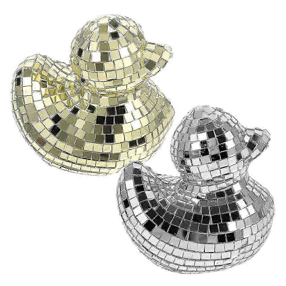 Unique Mirror Figurines compatible with Decorative Desktop 2Pcs