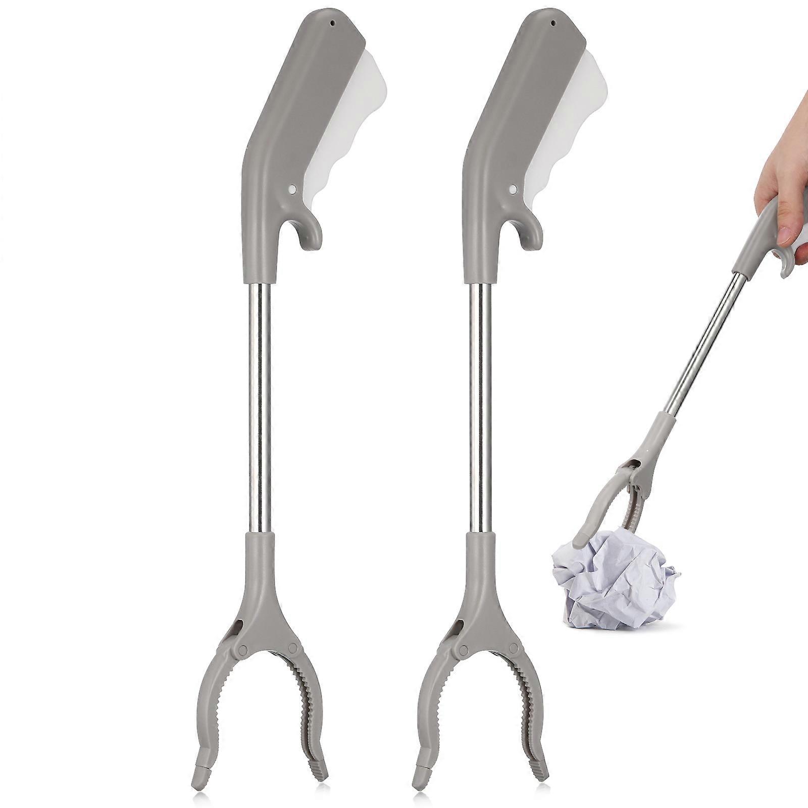 2pcs Multi-Purpose Easy Reaching Grabber Tool Trash Garbage Pick Up Reacher