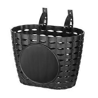 BESPORTBLE Cestino per bambini in plastica Cestino portabici staccabile per bici per bambini (nero)