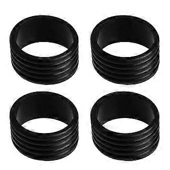 4pcs Tennisschläger Griff Fix Ringe Weiches Silikon Elastischer Schlägergriff Gummiringe Sportausrüstung